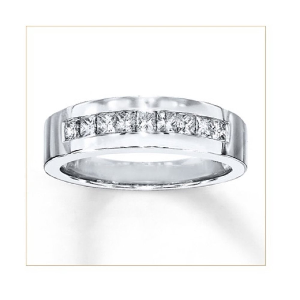 Men's Diamond Band 5/8 ct tw Square-Cut